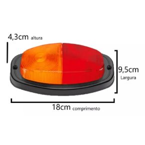 Lanterna  adaptacao carretinha bicolor (1104bi sinalsul)