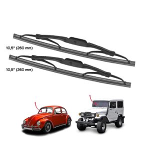 Palheta limpador dianteiro vw fusca 76/ (105 dyna)