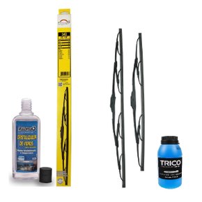 PAR PALHETA LIMPADOR PARABRISA VW GOL G3+ADITIVO LIMPA PARABRISA+CRISTALIZADOR PARABRISA