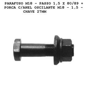 Parafuso c/ porca roda traseiro vw 6.90 7.90 7.110 (c66o rodafuso)