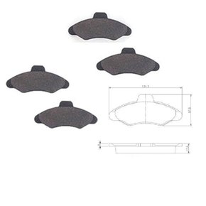 Pastilha freio ford escort 1.8 93/ bendix (hfp5019)