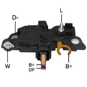 Regulador voltagem  gm astra meriva fiat palio (ik5201)