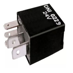 Rele mini auxiliar  40 amperes 24 volts 4 terminal (dni0229)