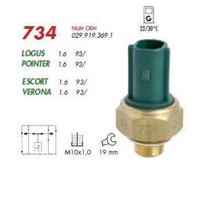 Sensor acionamento partida ford escort vw logus (734 mte)