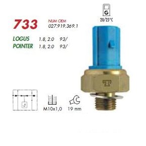 Sensor acionamento partida frio ford escort logus (733 mte)