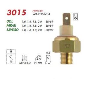 Sensor acionamento partida frio vw gol parati (3015 mte)