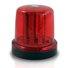 Sinalizador rotativo giroflex vermelho 54 led (al284)