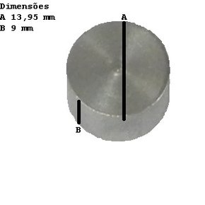 Tampa bujao aluminio bloco mwm d229 d226 13,95x9mm (922903270054)