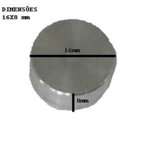 Tampa bujao aluminio bloco mwm d229 d226 16x8mm (922903270064)