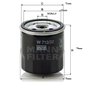 Filtro oleo motor gm monza corsa astra vectra (w7122 mann)