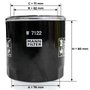 Filtro oleo motor gm monza corsa astra vectra (w7122 mann)