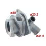 Flange bomba agua citroen c3 1.4 8v 1.6 16v (vc614)
