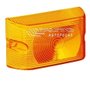 Lente lanterna retangular amarela gf110 tijolo (gf030am)