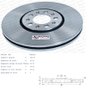 Par Disco freio dianteiro vw polo 1.6 8v passat 95/98 (hf03a)