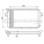 Radiador arrefecimento motor ford corcel i 73/77 (11006 visconde)